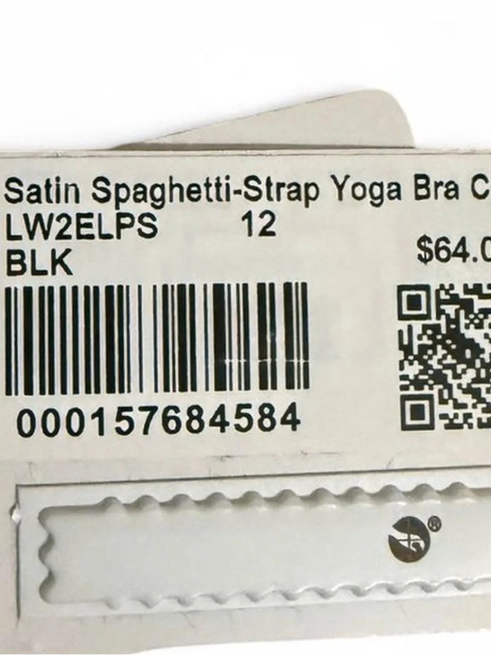 lululemon satin spaghetti strap bra NEW - Picture 4 of 4
